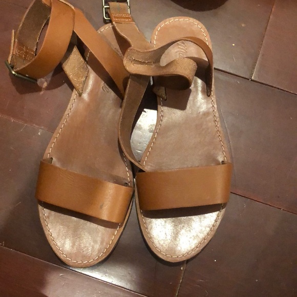 MadeWell Brown Ankle Sandals - Picture 3 of 3